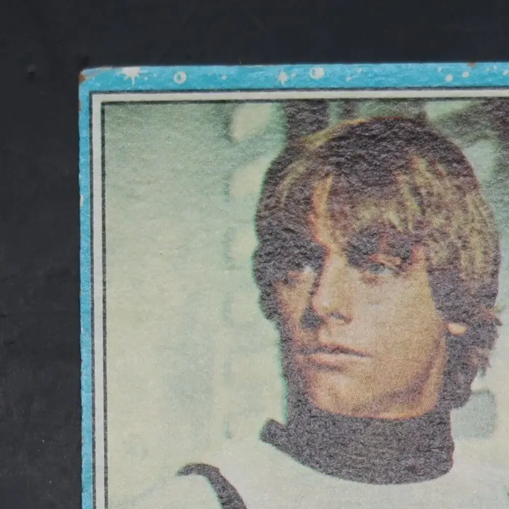 Topps Star Wars Trading Card Luke Skywalker #1 1977 Good Condition Vintage - Picture 3 of 10